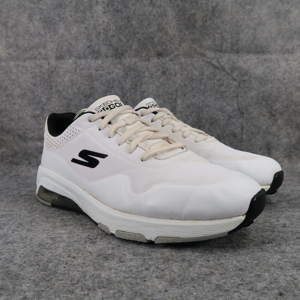 Skechers Shoes Mens 9 Go Golf Sneaker Athletic Skech Air Dos Sport Cleat White